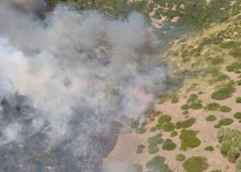 Incendi a Siris, Carbonia, San Basilio, Guamaggiore e Norbello