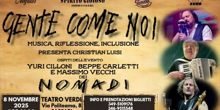 “Gente come noi”: a Sassari un tributo ai Nomadi