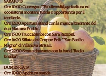 A Ussassai la XXVII edizione della Sagra della Mela