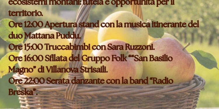 A Ussassai la XXVII edizione della Sagra della Mela