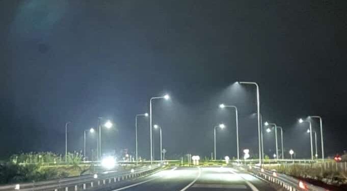 Tortolì: la rotatoria ha un nuovo impianto di illuminazione