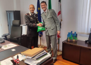 Incontro tra il comandante del CFVA e il comandante della Legione carabinieri Sardegna