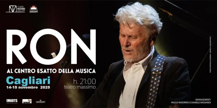 Il 14 e 15 novembre, al Teatro Massimo, “Al Centro esatto della Musica” con Ron