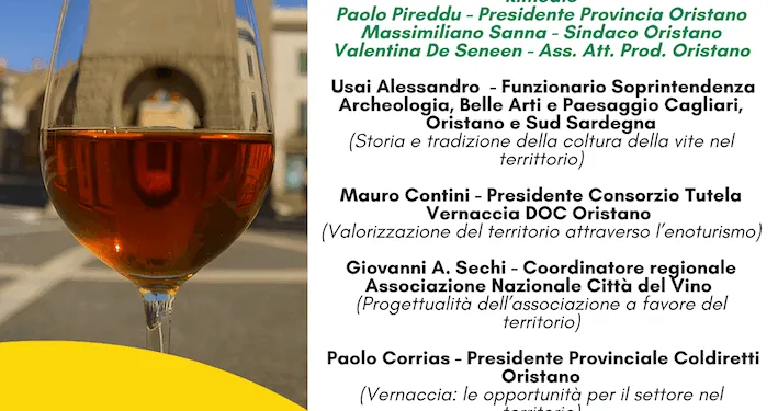 Sabato 22 novembre alla Cantina del Rimedio di Donigala Fenughedu un incontro sulla valorizzazione del territorio attraverso la Vernaccia Doc di Oristano