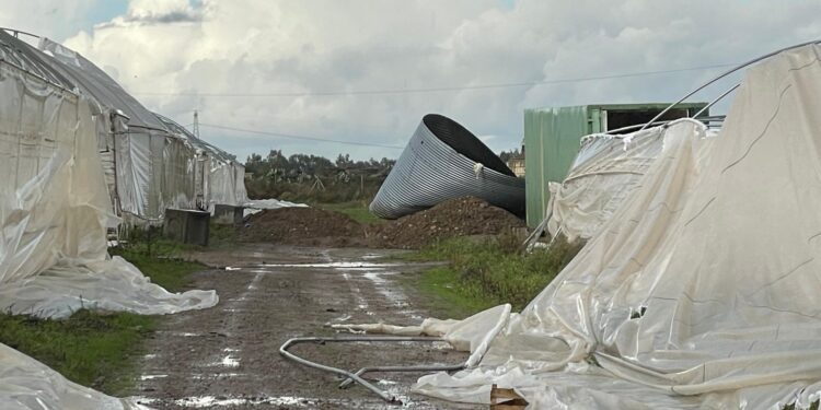 Ondata nel maltempo nell’Oristanese