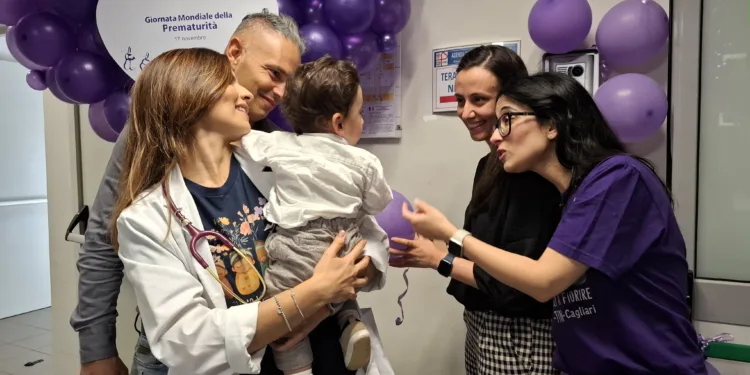 Giornata mondiale della prematurità, festa per celebrare il dono della vita nella TIN del Policlinico Duilio Casula