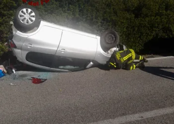 Incidente stradale nei pressi del bivio di Orotelli