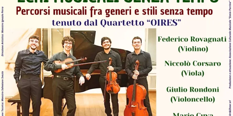 Il Quartetto Oires protagonista delle celebrazioni per Santa Cecilia a Sestu