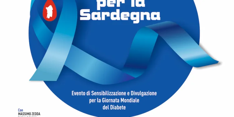 Venerdì 14 novembre, in occasione della Giornata mondiale del diabete, Cagliari ospiterà l’evento “Un cerchio blu per la Sardegna”