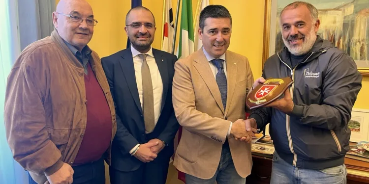 Il sindaco di Porto Torres Massimo Mulas ha incontrato il direttore nazionale del CISOM