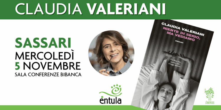 Sassari: Claudia Valeriani presenta “Niente di serio, ma vediamo”
