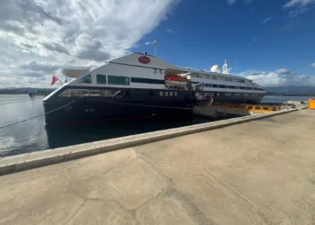 Ad Arbatax l’ultima nave da crociera per la stagione 2025