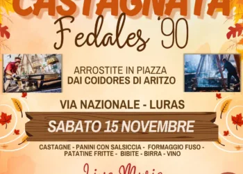 Luras: sabato 15 novembre la castagnata dei Fedales 1990