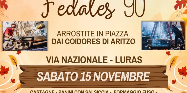 Luras: sabato 15 novembre la castagnata dei Fedales 1990