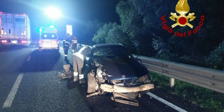 Paulilatino: incidente stradale sulla 131, una ragazza in ospedale