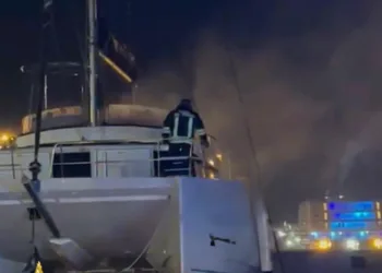 Olbia: principio d’incendio di un catamarano