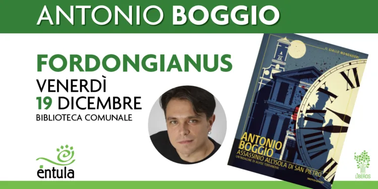 “Assassinio all’Isola di San Pietro”: a Fordongianus il libro di Antonio Boggio