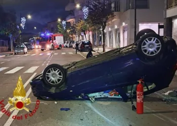 Olbia: incidente stradale in viale Aldo Moro, due feriti