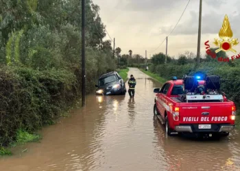 Maltempo ad Alghero: interventi dei vigili del fuoco