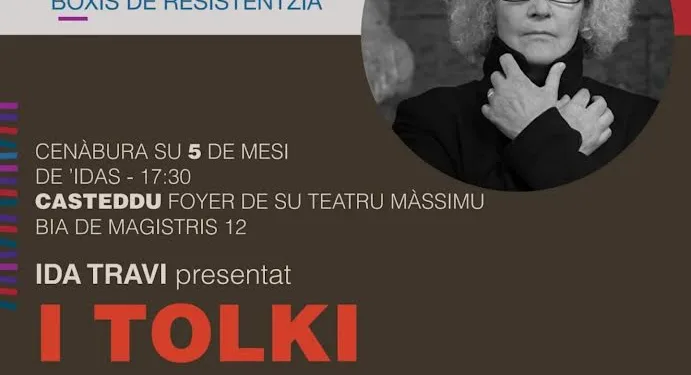 ‘I Tolki’ di Ida Travi chiude domani, venerdì 5 dicembre, nel Foyer del Teatro Massimo di Cagliari, il Festival letterario ‘Anderas 2025 – Voci di Resistenza’
