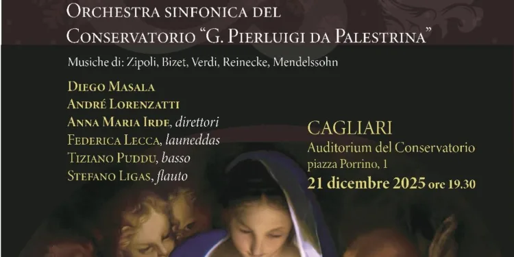 Concerto di Natale 2025 a favore delle mense per i poveri della Diocesi di Cagliari