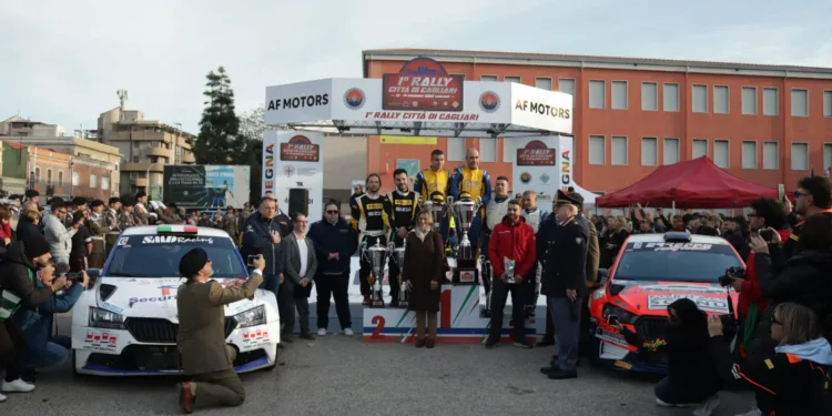 Valentino Ledda e Claudio Mele si sono imposti nella 1ª edizione del Rally Città di Cagliari
