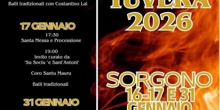 A Sorgono “Sa Tuvera 2026”