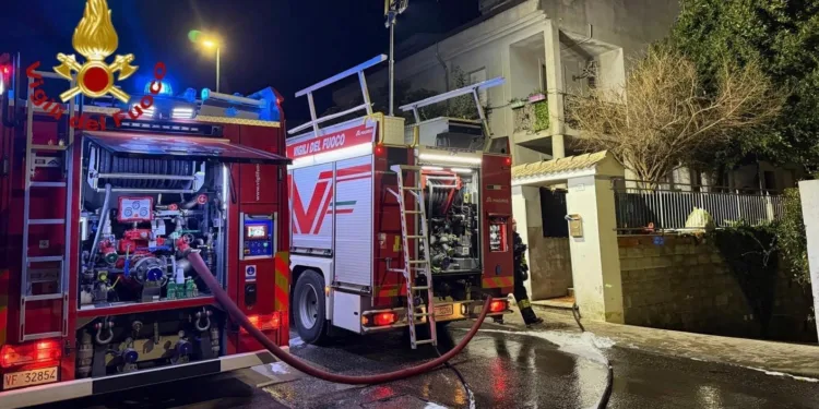 Tissi: incendio all’interno di un’abitazione
