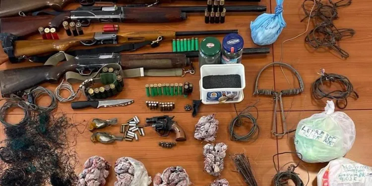 Sarroch: operazione antibracconaggio condotta dalla stazione forestale di Pula, un arresto