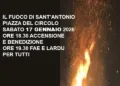 Su fogarone di Sant’Antonio ad Alessandria