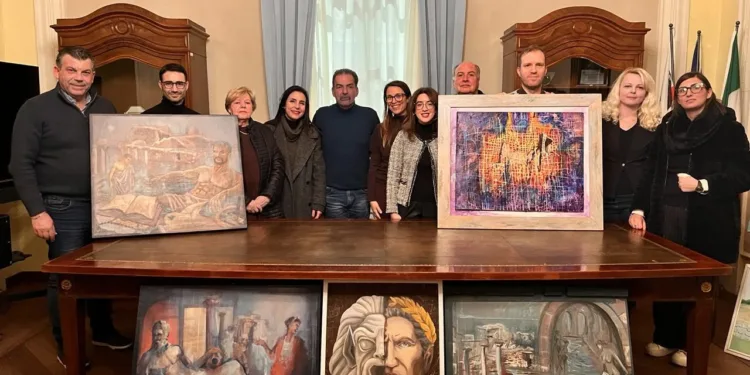 Estemporanea di pittura “Gli antichi romani e le terme di Turris Libisonis”