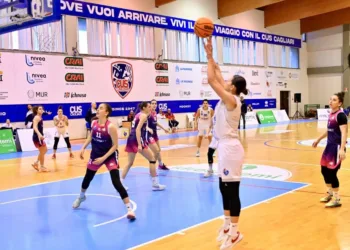 Basket A2F: il CUS Cagliari riparte col botto, contro Umbertide arriva la prima vittoria del 2026, 72 a 66