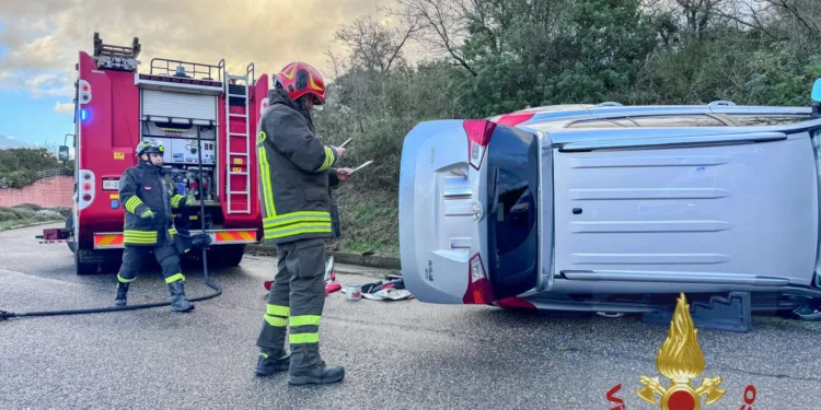Sorradile: incidente stradale sulla provinciale 15
