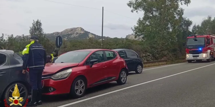 Incidente stradale all’ingresso di Arzachena