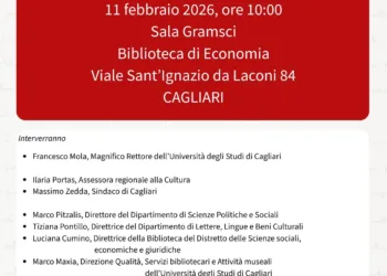 Mercoledì 11 febbraio. alle ore 10.00, l’Università degli Studi di Cagliari inaugura il Fondo Bibliografico Internazionale “Antonio Gramsci”
