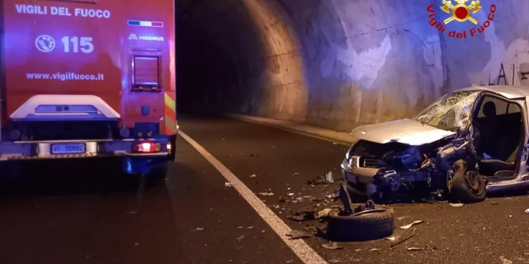 Incidente stradale a Siapiccia