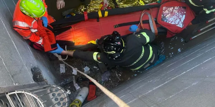 Sassari: cade all’interno di una cisterna di pompaggio, soccorso il dipendente di una ditta