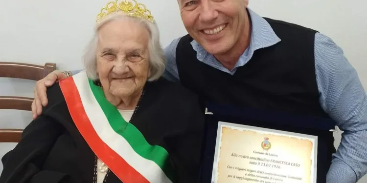 Laerru: i cent’anni di zia Cicita Casu