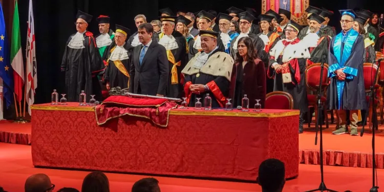 La presidente della Regione, Alessandra Todde, è intervenuta all’inaugurazione del 464° anno accademico dell’Università degli Studi di Sassari
