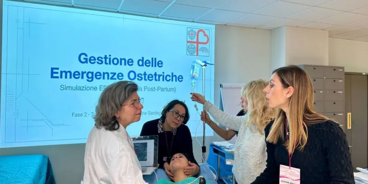 Emergenze ostetriche: in Sardegna più sicurezza per mamme e neonati grazie alla formazione degli operatori
