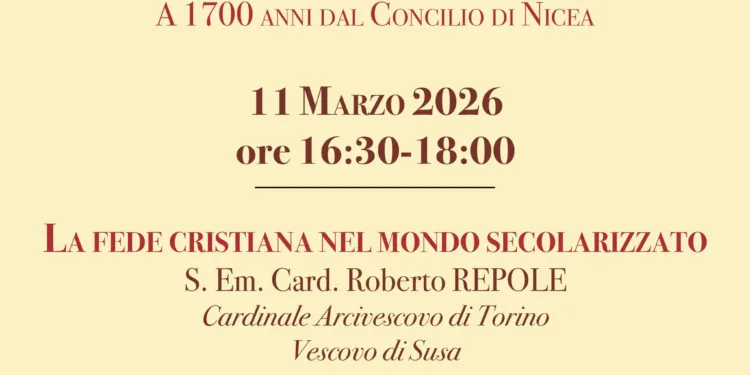 Il cardinale Roberto Repole domani sarà a Cagliari per il ciclo di incontri sul Concilio di Nicea