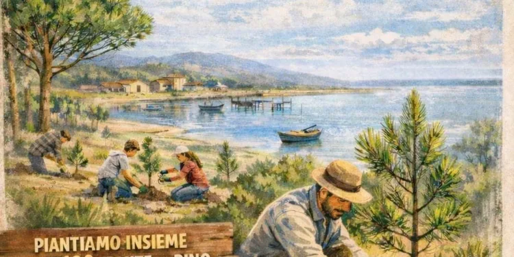 “Radici per il futuro”: domani a Marceddì piantumazione di 180 alberi a opera di Csm di Ales-Terralba, Volume Collettivo e Los Mandrolleros