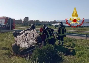 Assemini: incidente stradale nella zona industriale