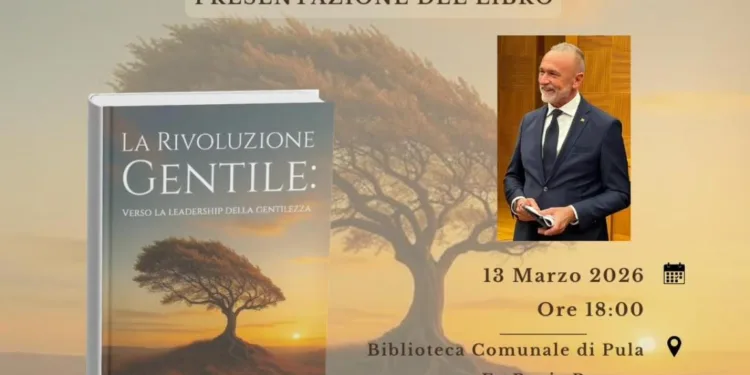 Incontri d’autore a Pula: Ugo Cappellacci e “La rivoluzione gentile” inaugurano la rassegna letteraria
