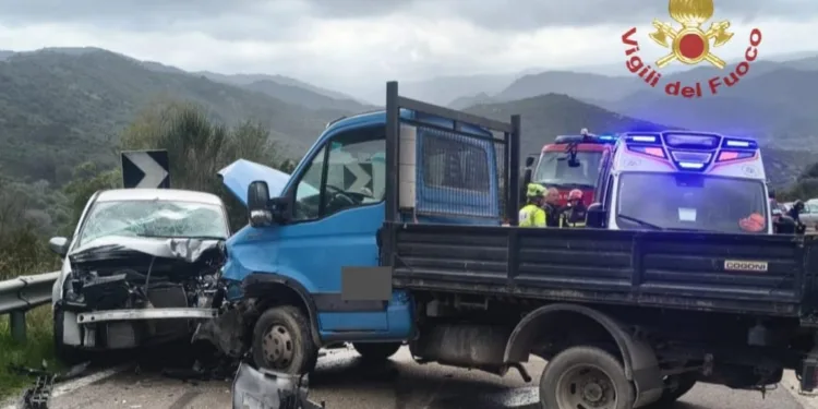 Ballao: incidente stradale sulla provinciale 22