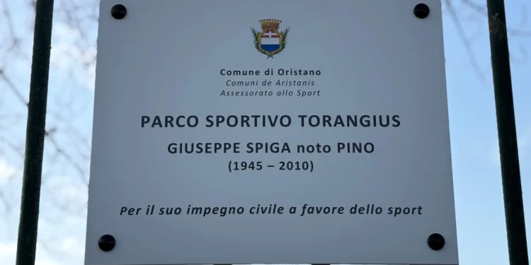 Oristano: il parco sportivo di Torangius a Pino Spiga