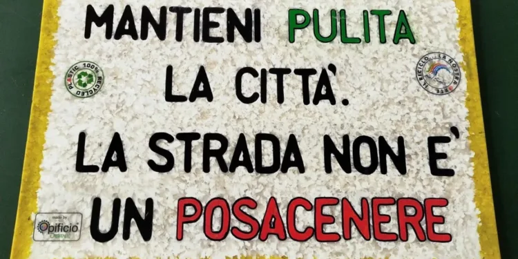 Oristano: gli studenti contro l’abbandono dei mozziconi di sigaretta