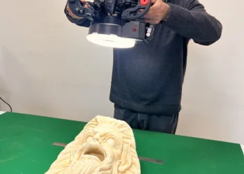 Ha preso il via oggi, a Porto Torres, il lavoro di riproduzione tridimensionale della Maschera del Satiro