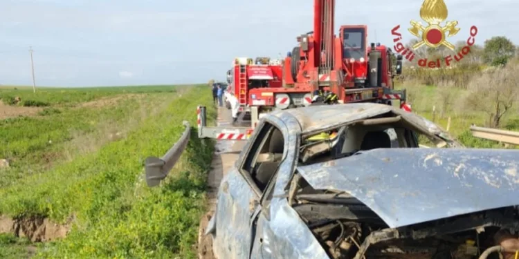 Serrenti: grave incidente sulla strada provinciale 56