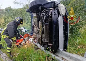 Sarroch: incidente stradale sulla statale 195